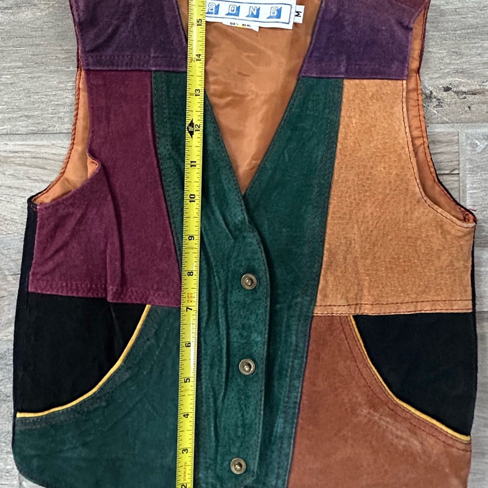 Colorful Patchwork Kids Vest - Picture 6 of 8